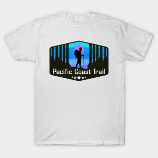 Pacific Coast Trail California Oregon Washington Hiking Hike Hiker T-Shirt